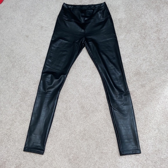 7 for All Mankind Faux Leather Leggings - Picture 3 of 5